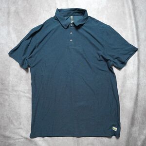 Vuori Strato Tech Performance Polo Navy Heather - Men’s Large